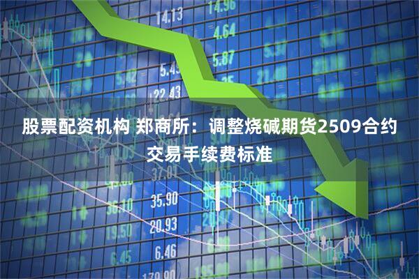 股票配资机构 郑商所：调整烧碱期货2509合约交易手续费标准