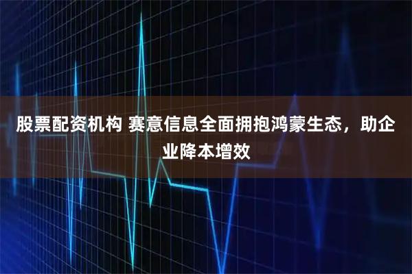 股票配资机构 赛意信息全面拥抱鸿蒙生态，助企业降本增效